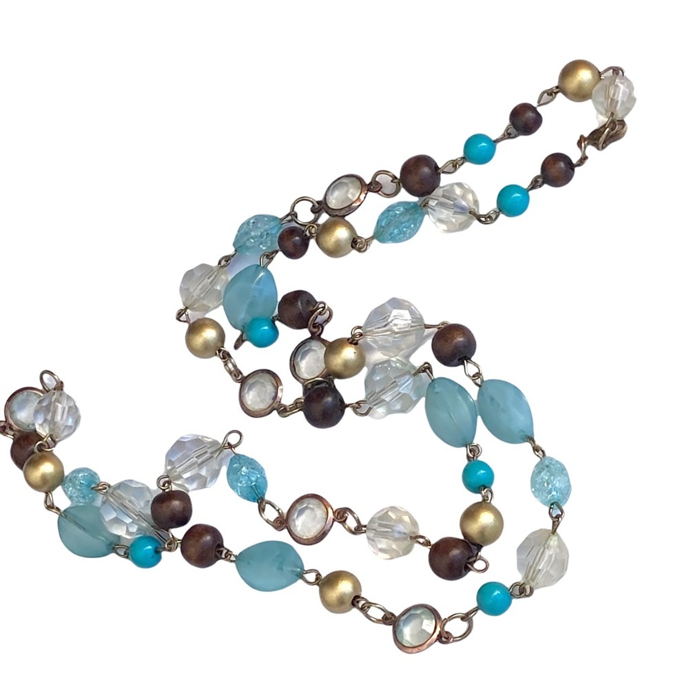 Beautiful Vintage Long Beaded Necklace